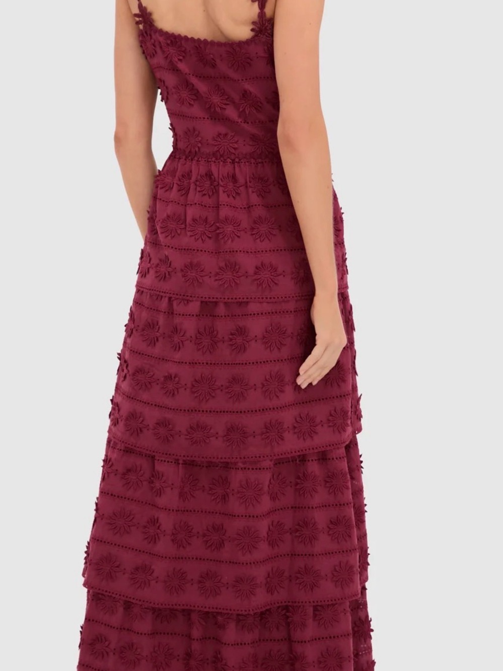 Saylor Wine Krystie Maxi Dress - Picture 5 of 6